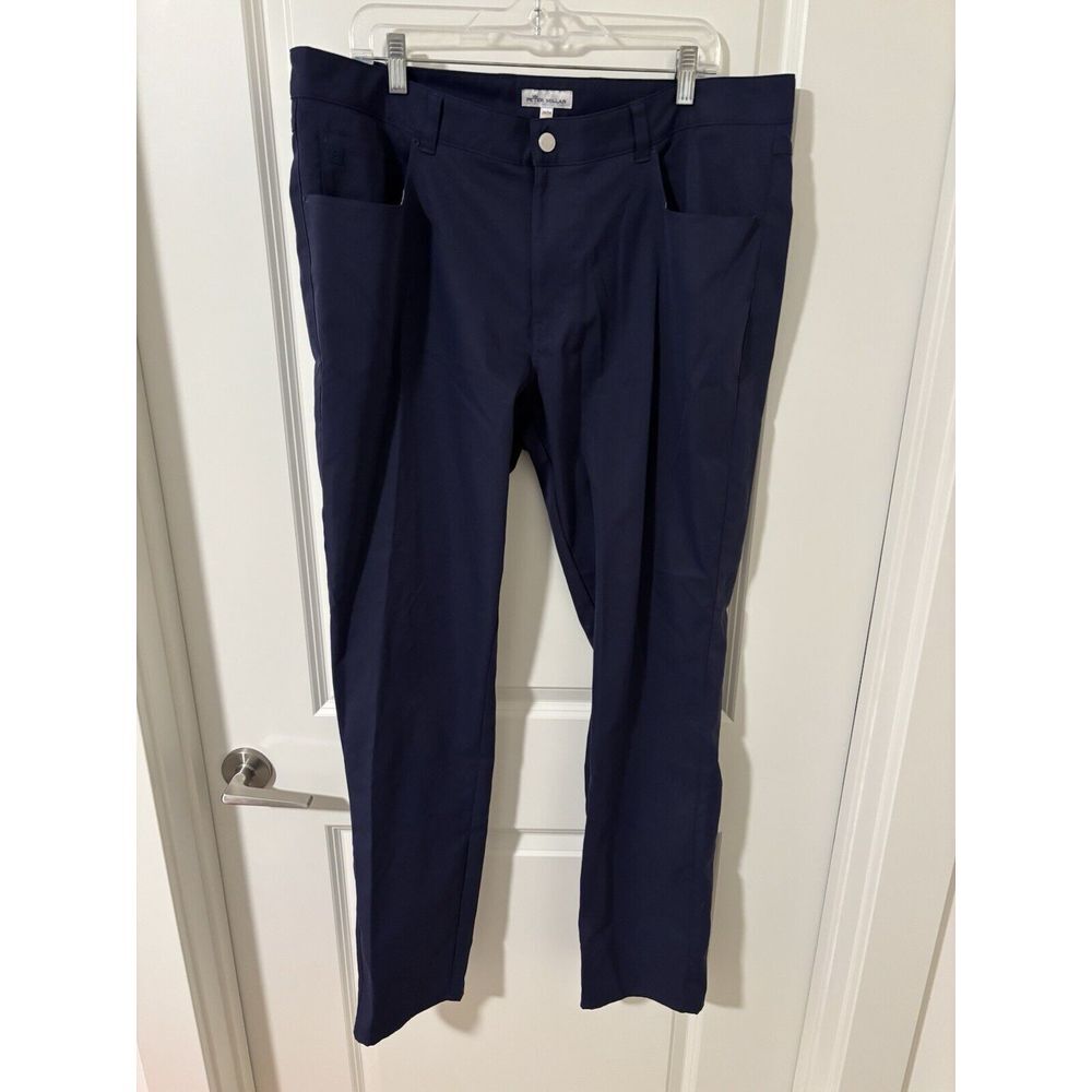 Peter Millar Navy Blue Men's Chinos